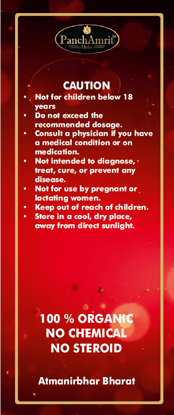 PanchAmrit Premium Power Drive Powder for Men – Ayurvedic Stamina, Vitality & Energy Booster | 25 Herbs, 200g Powder - PANCHAMRIT HERBS